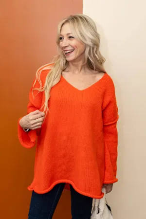 Orange You Glad It's Cozy Sweater