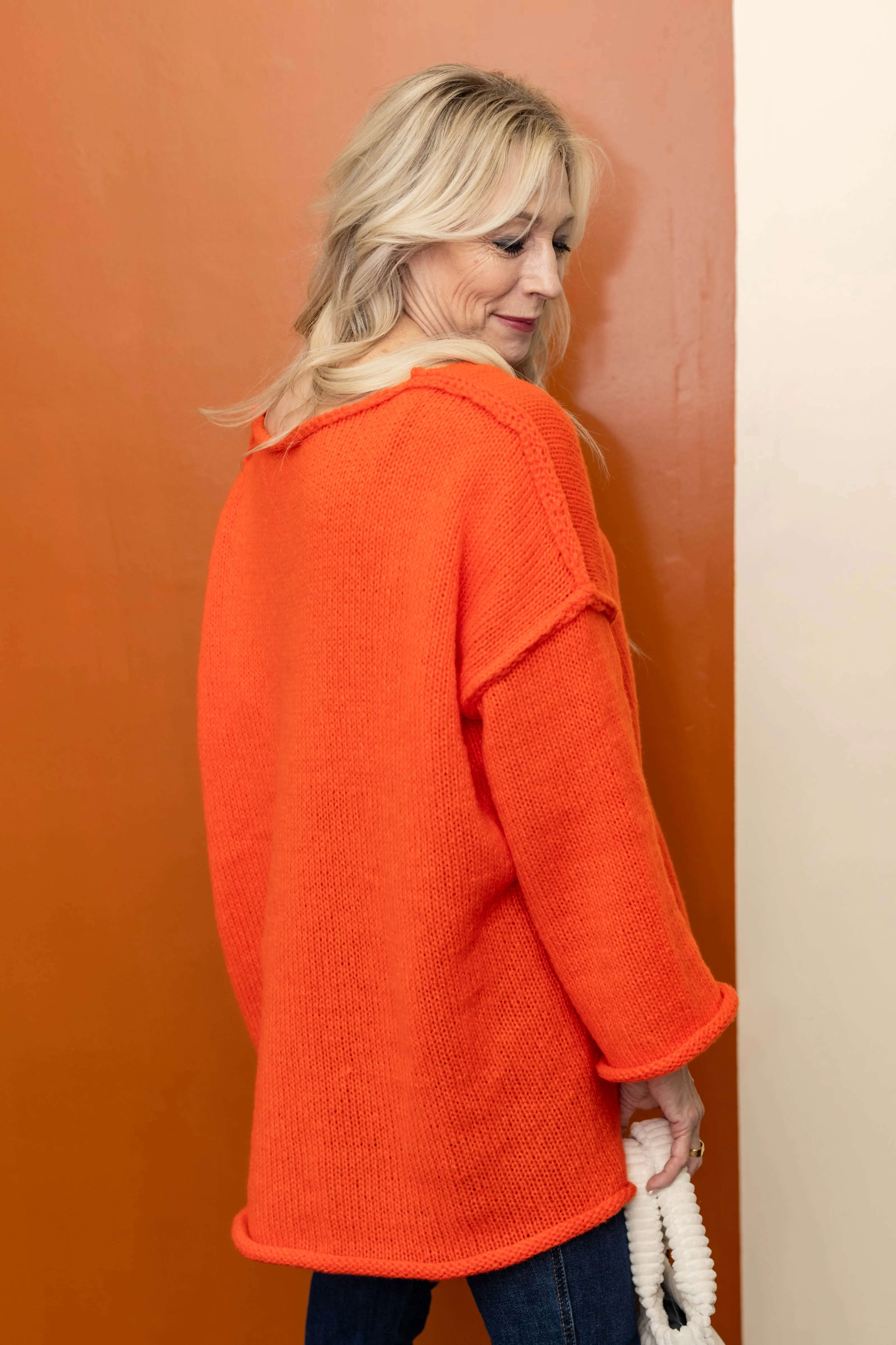 Orange You Glad It's Cozy Sweater