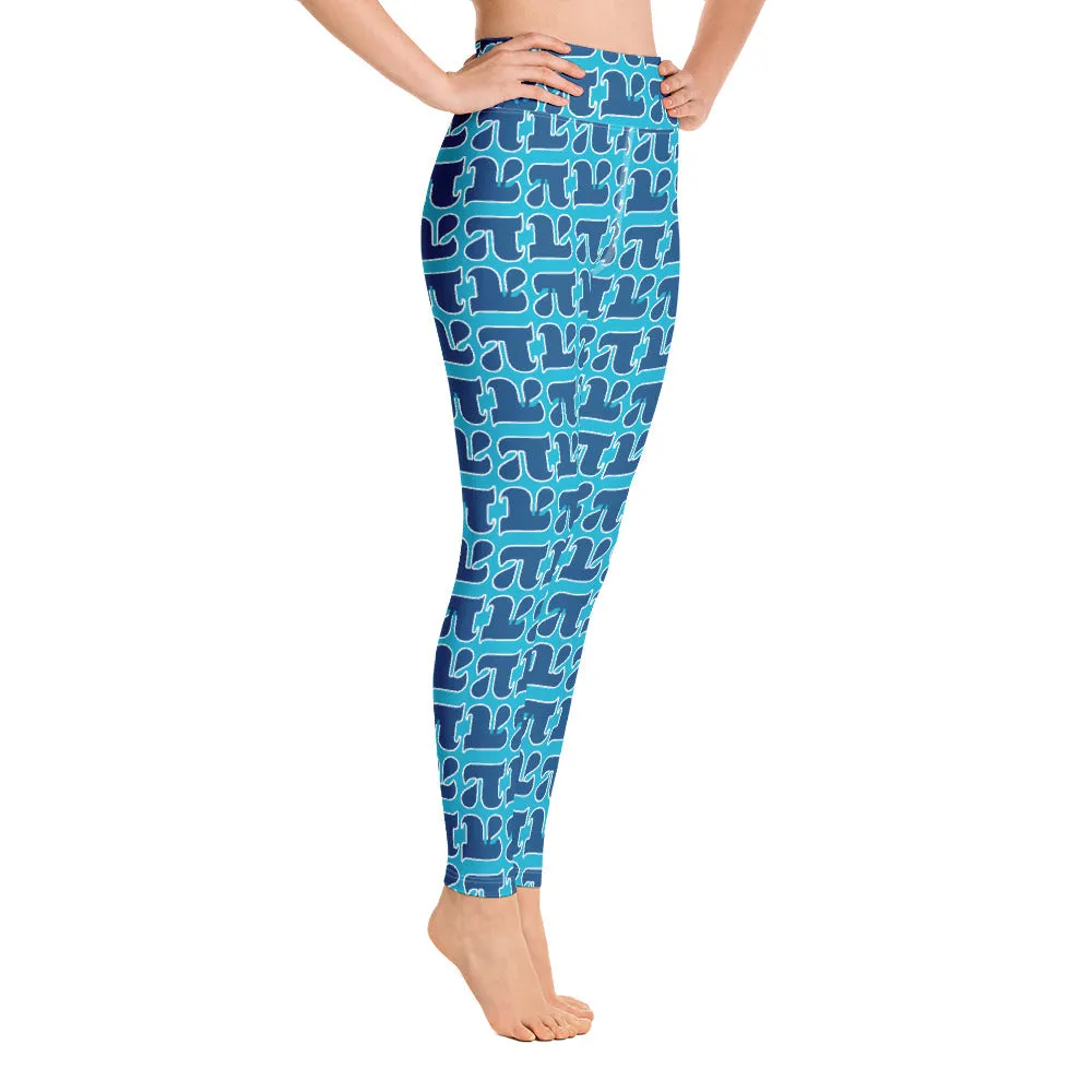 Pi Print Yoga Leggings