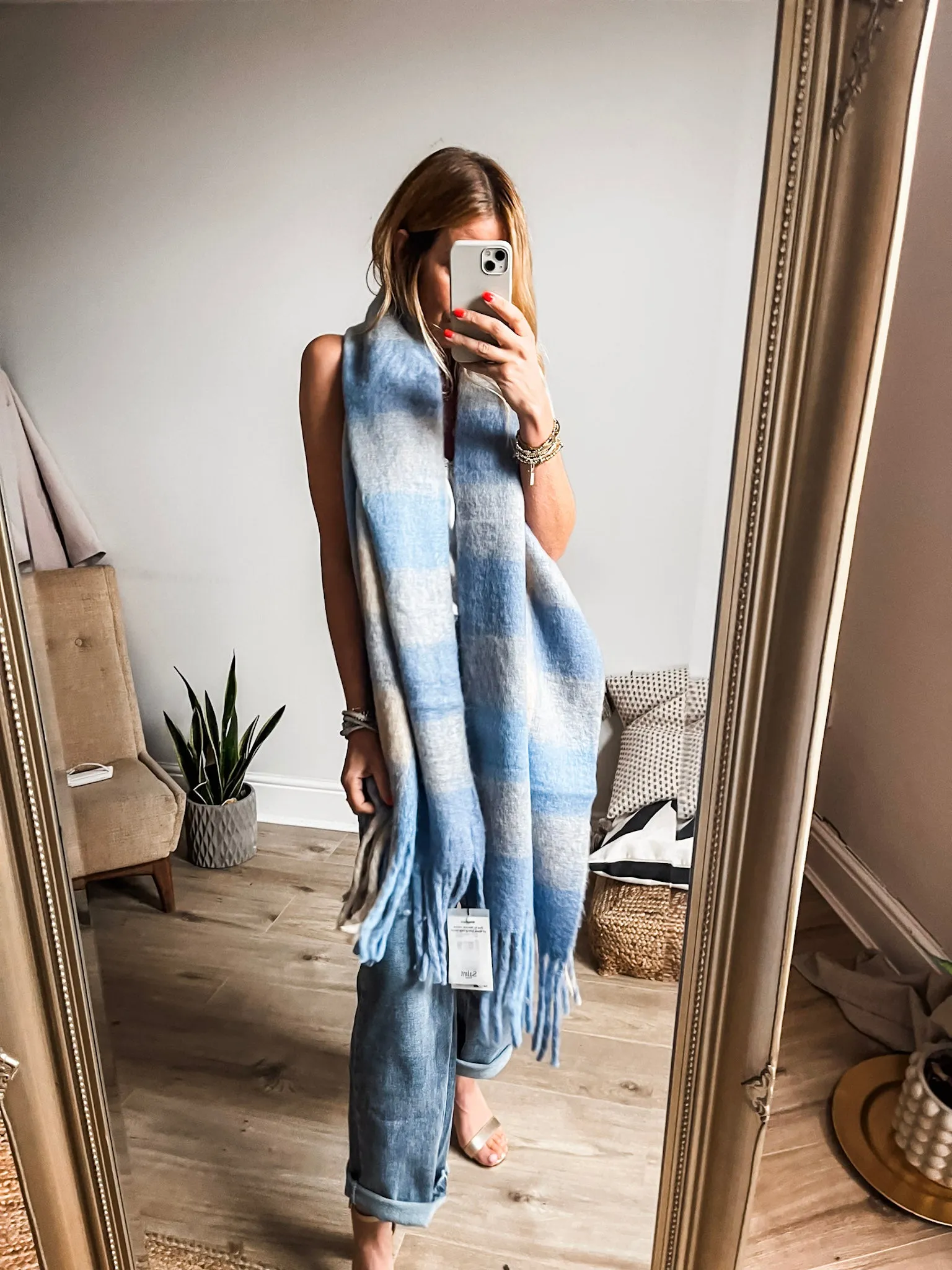 Saint Tropez Falberta Scarf PREMIUM BRAND