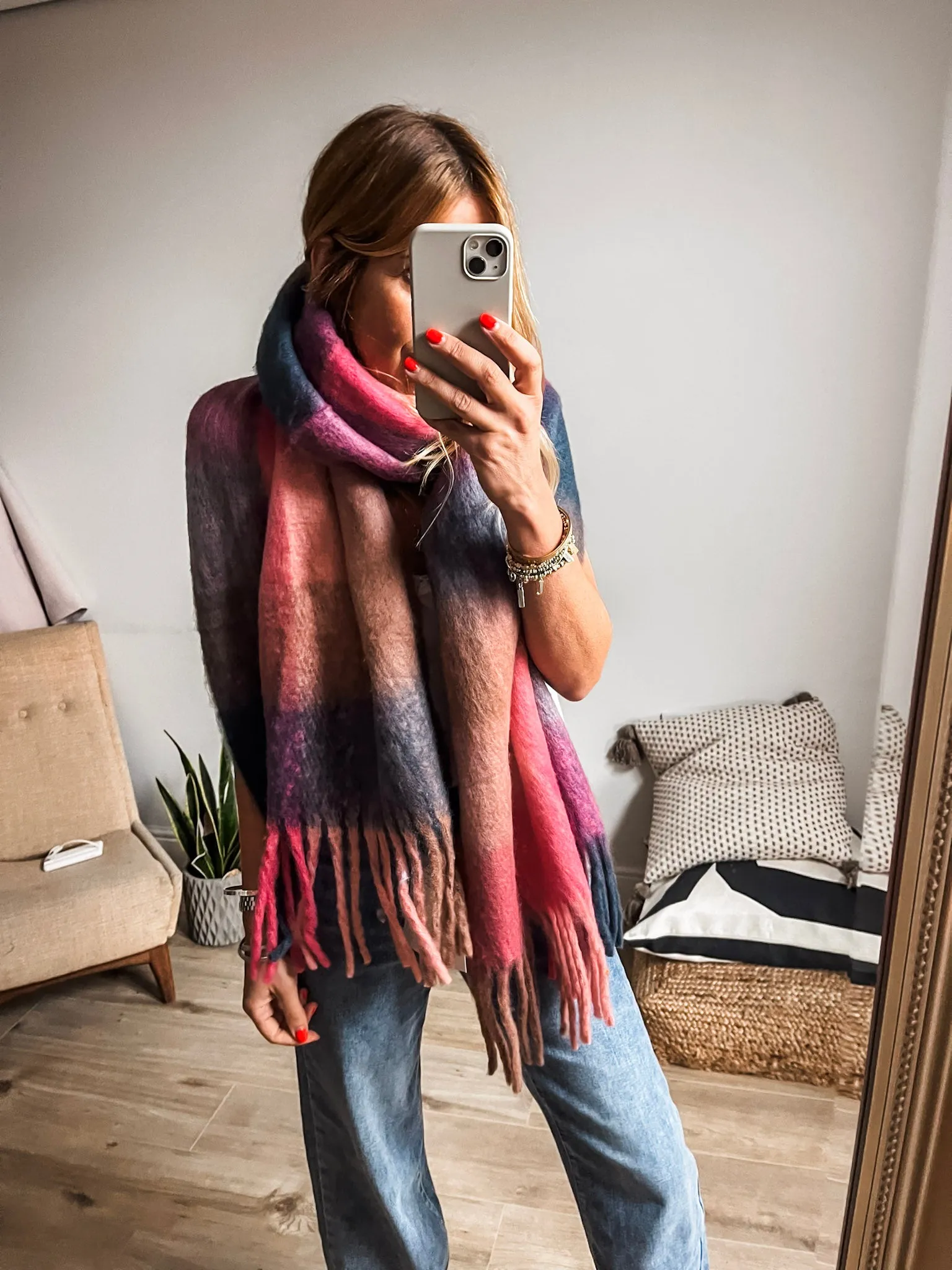 Saint Tropez Falberta Scarf PREMIUM BRAND