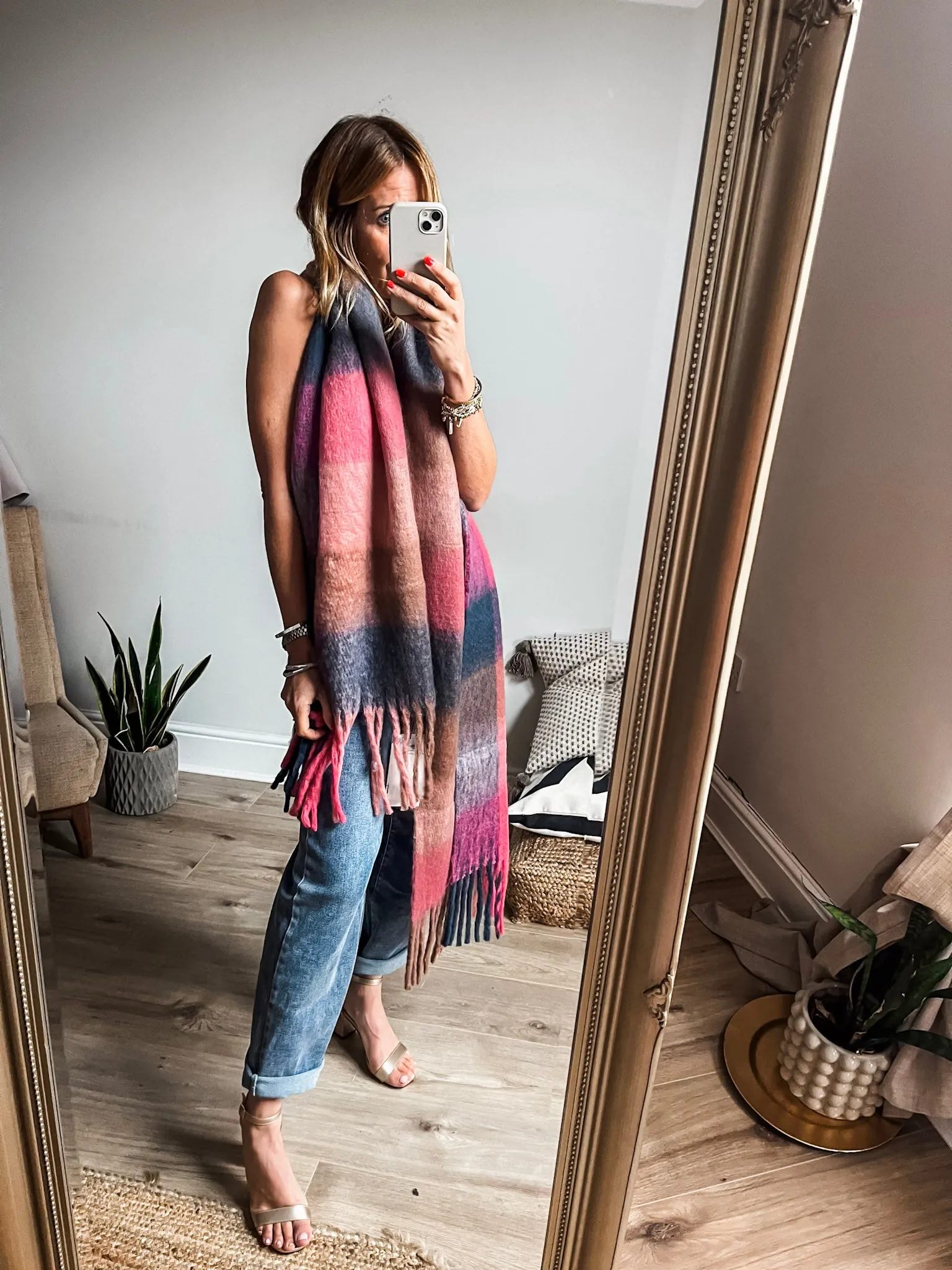 Saint Tropez Falberta Scarf PREMIUM BRAND