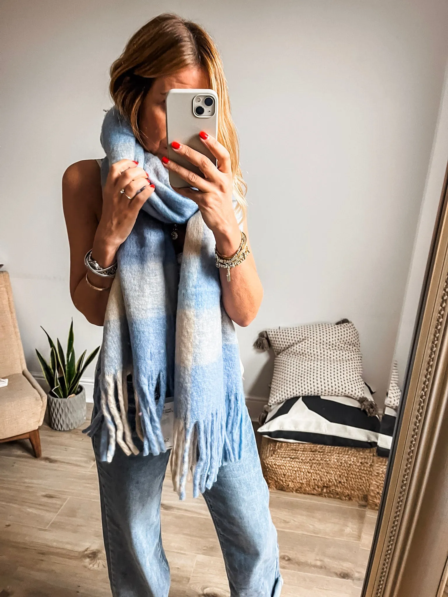 Saint Tropez Falberta Scarf PREMIUM BRAND