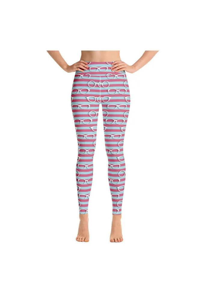 So Anaglyphically Cool Yoga Leggings