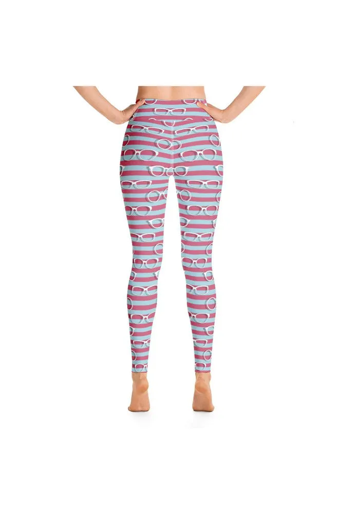 So Anaglyphically Cool Yoga Leggings