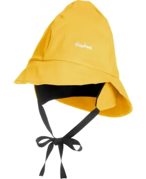 Southwester Fleece Lined Rain Hat: Yellow