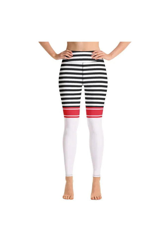 Sporty Stripes Yoga Leggings