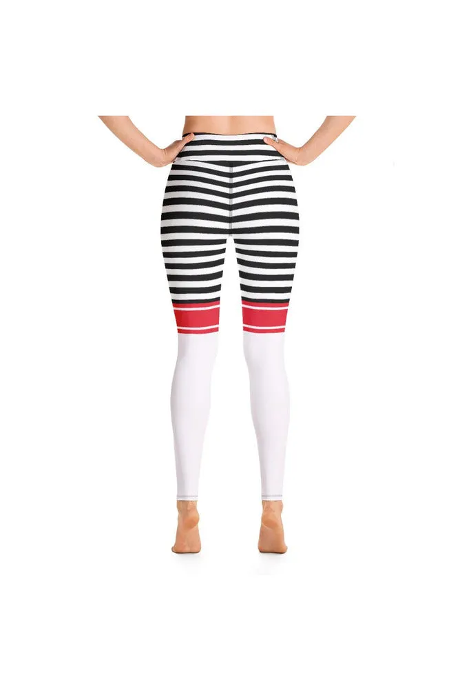 Sporty Stripes Yoga Leggings