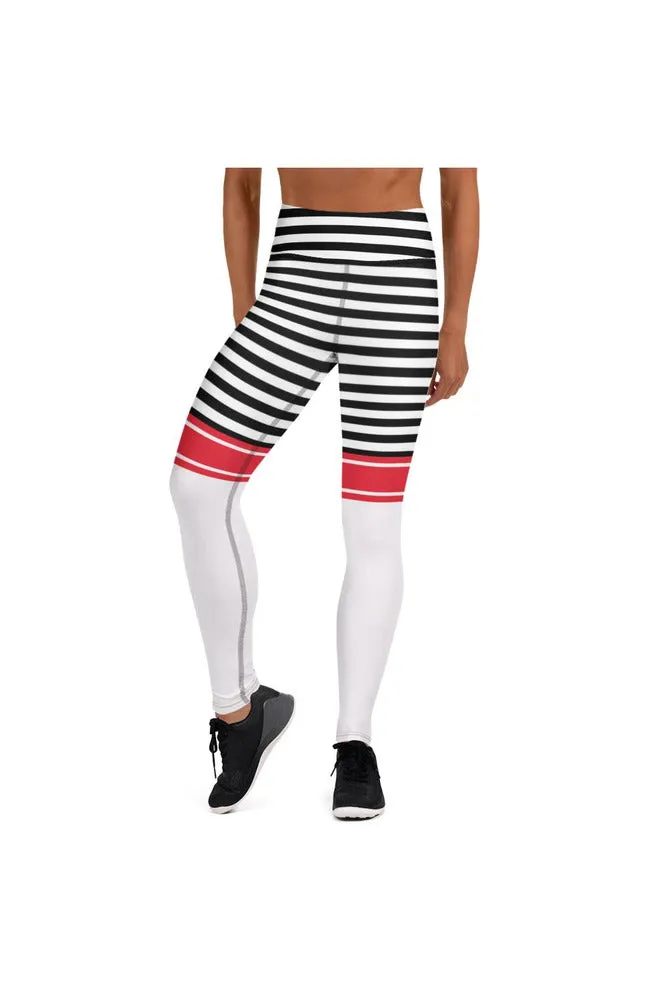 Sporty Stripes Yoga Leggings