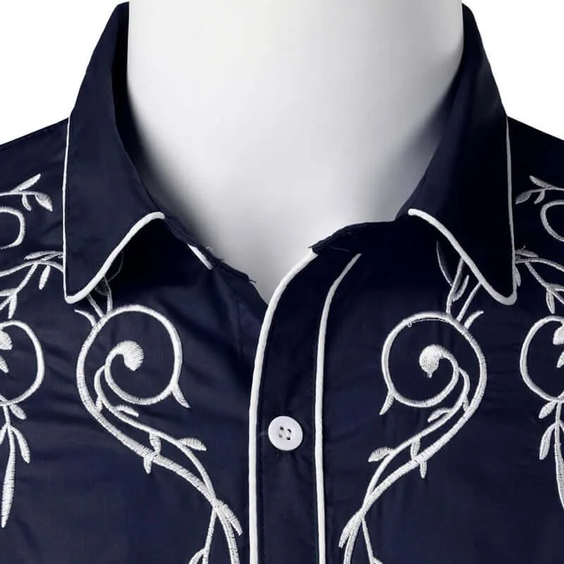 Stylish Men's Western Cowboy Shirt