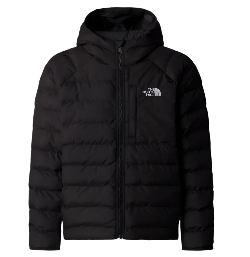 The North Face Teen Boys Coat Reversible Perrito Hooded Jacket Black