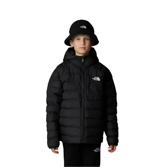 The North Face Teen Boys Coat Reversible Perrito Hooded Jacket Black