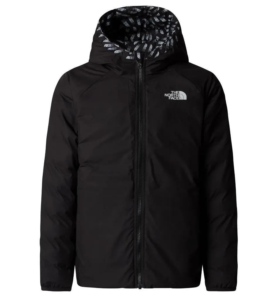 The North Face Teen Girls Coat Reversible Perrito Hooded Jacket Black Vecto