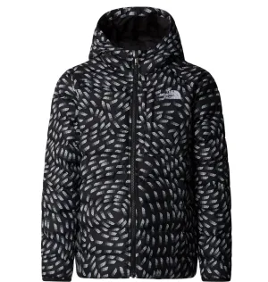 The North Face Teen Girls Coat Reversible Perrito Hooded Jacket Black Vecto