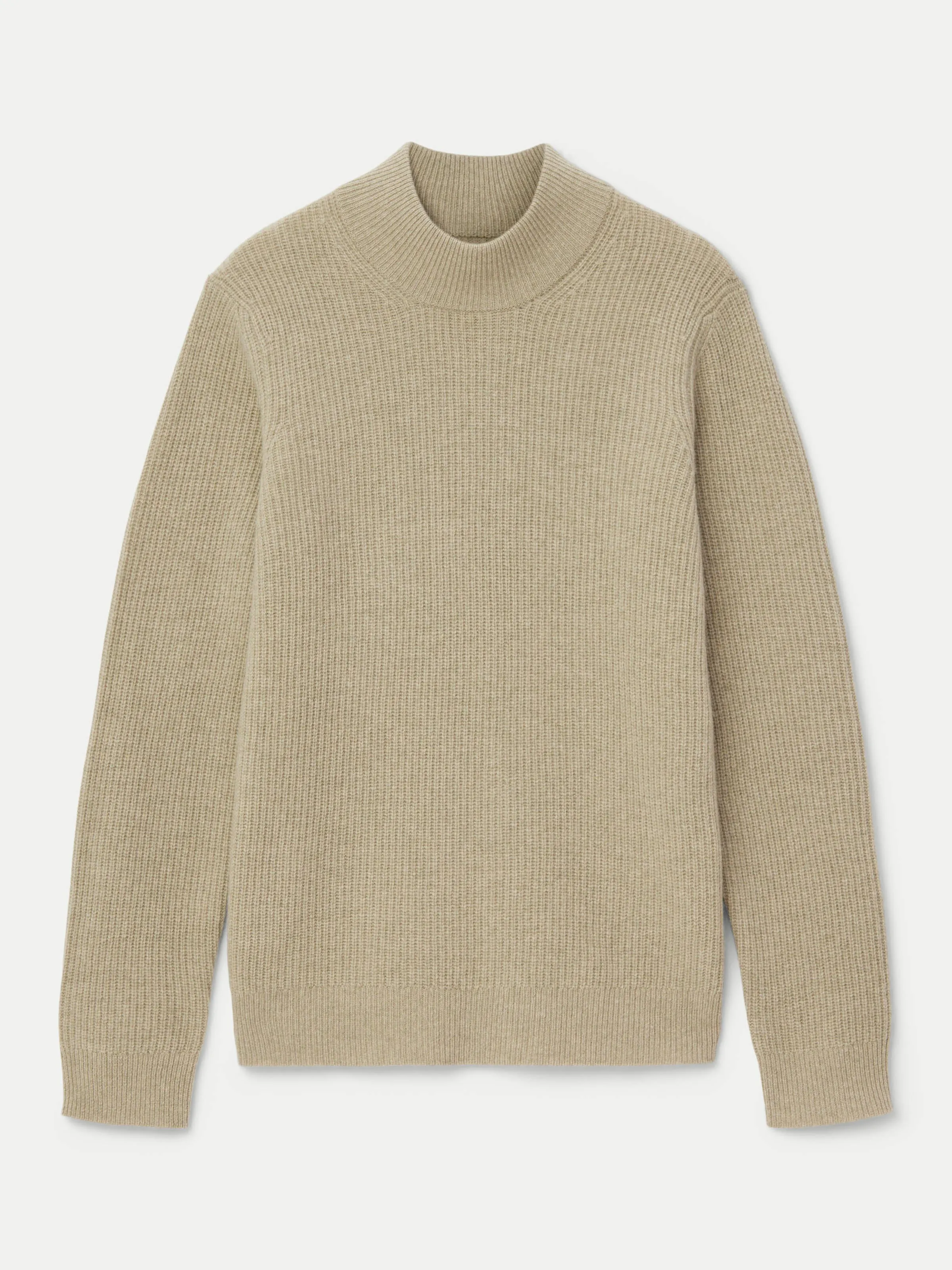 The Yak Wool Mock Neck  in Marsh Green