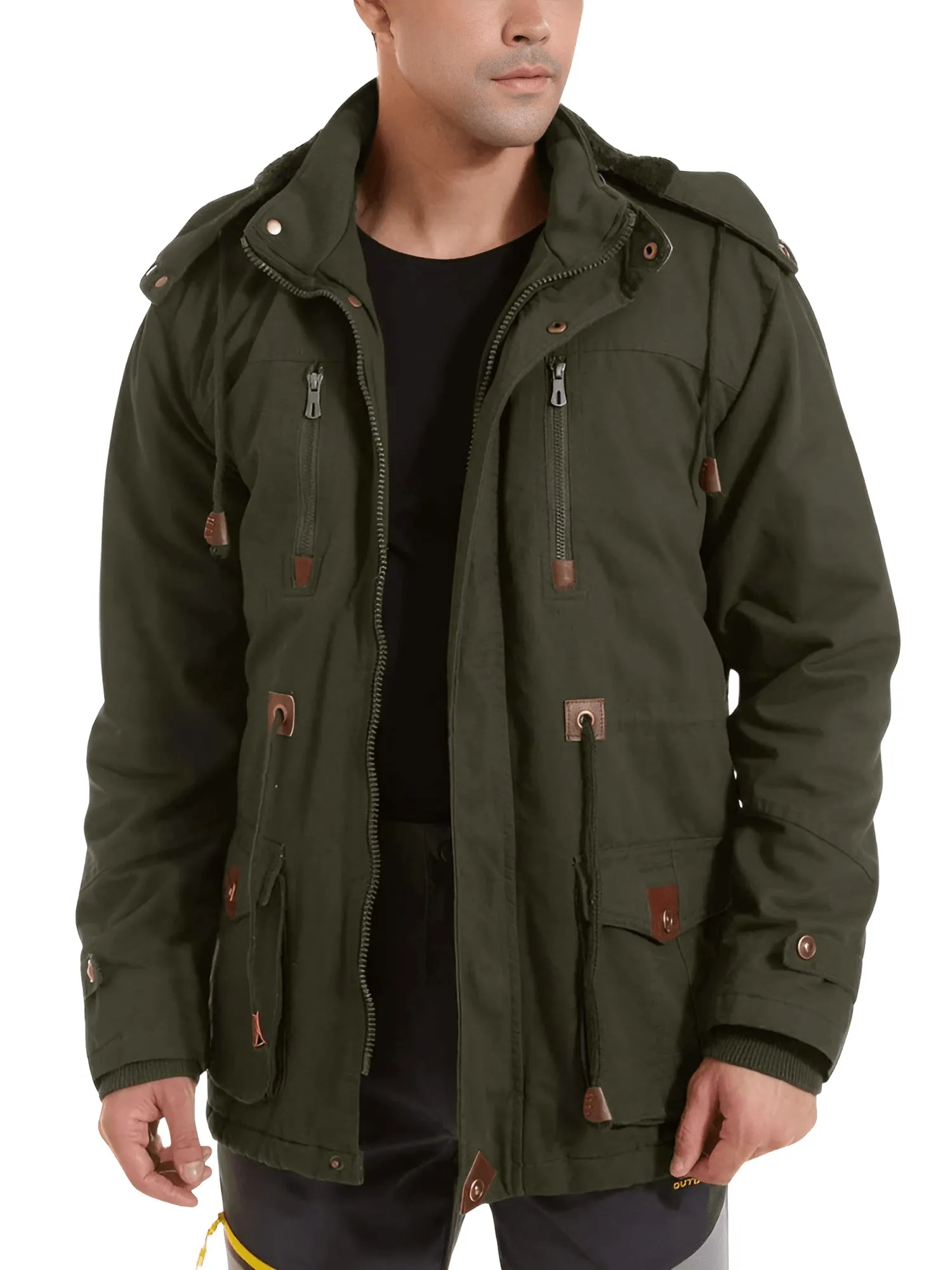 Thick Men's Fleece Lined Coats