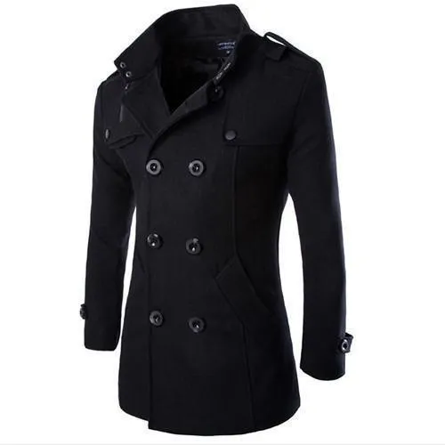 Winter Trench Coat For Men