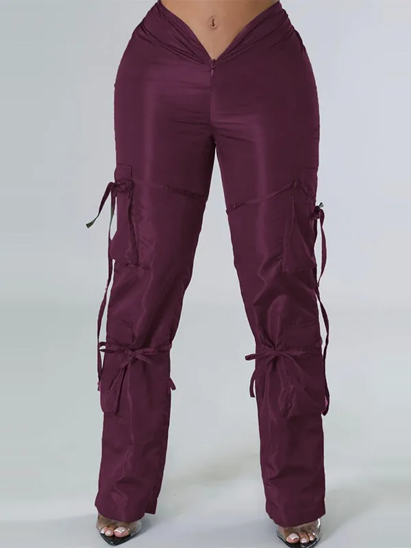 Zip-Front Cargo Pants